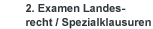 Klausurendownload Download 2. Examen Landesrecht/Spezialklausuren